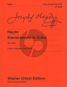 Haydn Klaviersonate in G-Dur Hob. XVI:6 (Landon/Leisinger/Levin/Jonas)