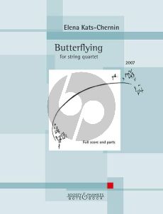 Kats-Chernin Butterflying for String Quartet (Score/Parts)