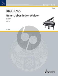 Brahms Neue Liebeslieder Walzer Op.65 fur Klavier Solo