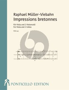 Muller-Viebahn Impressions bretonnes Viola und 2 Violoncellos (Part./Stimmen)