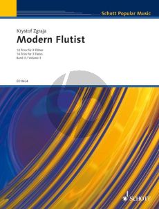 Zgraja Modern Flutist Vol.3 for 3 Flutes (14 Trios)