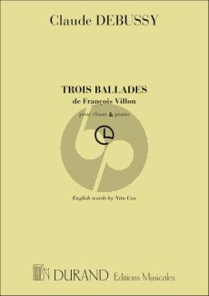 3 Ballades de Francois Villon (French/English)