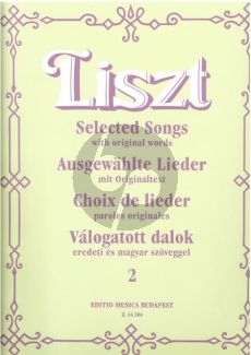 Liszt Selected Songs Vol.2 (Medium/Low)