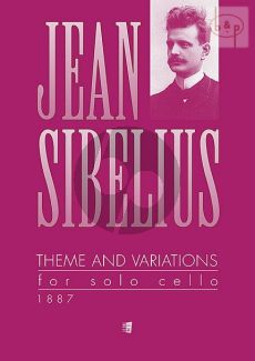 Sibelius Theme and Variations d-minor JS 196 Cello solo