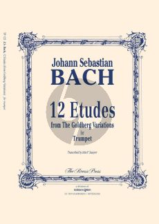 Bach 12 Etudes from Goldberg Variations Trumpet (arr. John Sawyer)