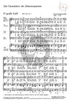Johannes Passion BWV 245 (11 Chorsatze)
