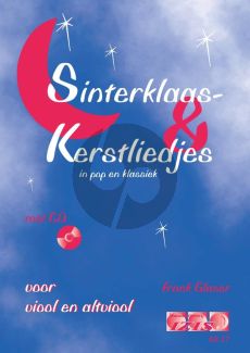 Glaser Sinterklaas en Kerstliedjes in Pop en Klassiek (Viool en Altviool) (Bk-Cd)