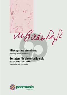 Weinberg 4 Sonaten für Violoncello solo