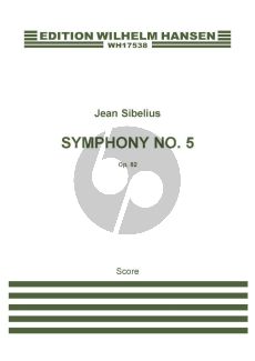 Sibelius Symphony No.5 Op.82 Full Score