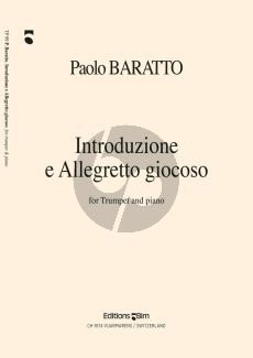 Baratto Introduzione e Allegretto Giocoso Trumpet and Piano (Trp.Bb)