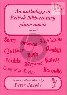 An Anthology of British 20th.Century Piano Music Vol.3