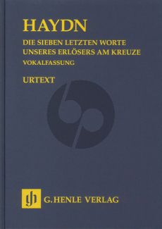 Haydn 7 letzten Worte unseres Erlosers am Kreuze Hob.XX:2 (Vokalfassung) (Study Score) (Henle-Urtext) (Hardcover)