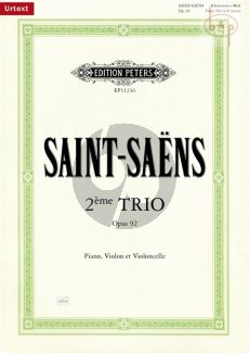 Trio No.2 e-minor Op.92 for Violin, Violoncello and Piano (Score/Parts)