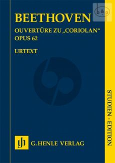 Coriolan Ouverture Op.62 Orchestra Study Score