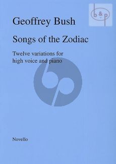 Songs of the Zodiac for High Voice and Piano