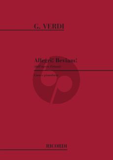 Verdi Allegri! Beviam! TTBB and Piano (Ernani)