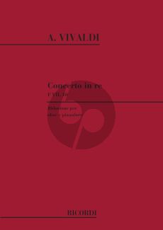 Vivaldi Concerto D-major RV 453 (F.VII N.10) Oboe-Piano (Malipiero)