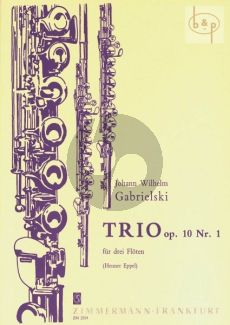 Trio Op.10 No.1 (3 Flutes)