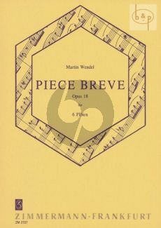 Piece Breve Op.18 (6 Flutes)