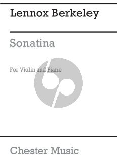 Berkeley Sonatina Opus 17 Violin and Piano (Max Rostal)