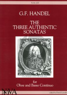 Handel 3 Authentic Sonatas Oboe-Bc (edited by David Lasocki)