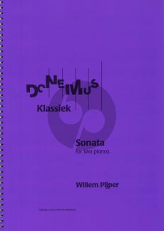 Pijper  Sonate 2 Piano's (1935) (2 copies needed for performance)