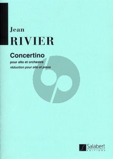 Rivier Concertino pour Alto et Piano