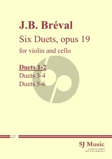 Breval 6 Duets Op.19 No.1 - 2 Violin and Cello