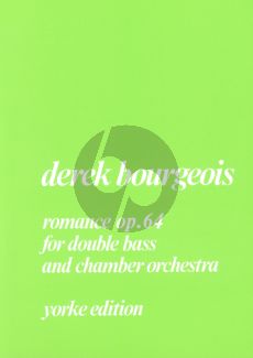 Bourgeois Romance Op. 64 Double Bass and Piano (1980)