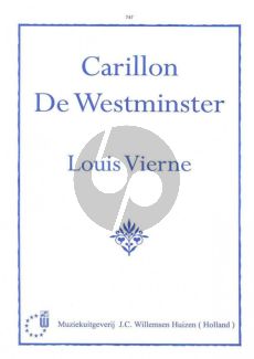 Vierne Carillon de Westminster Orgel