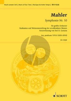 Mahler Symphonie No.10, op. posth. Large Orchestra Gamzou