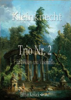 Kleinknecht Trio No.2 2 Flöten und Violoncello (B.c.)