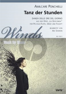 Ponchielli Tanz der Stunden (aus "La Gioconda") Piccolo-Flöte-Oboe-Fagott