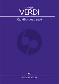 Verdi 4 Pezzi Sacri Klavierauszug