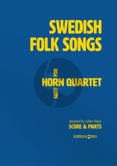 Harju Swedish Folk Songs Suite 4 Horns (Score/Parts)