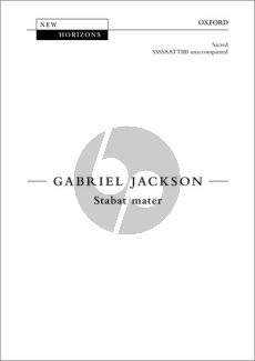 Jackson Stabat Mater SSSSAATTBB Vocal Score