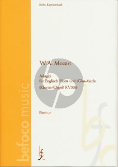 Mozart Adagio KV 365 Englisch Horn und (Glas-)Harfe [Klavier/Orgel]