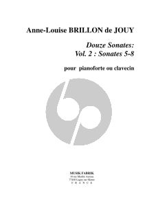 Brillon de Jouy 12 Sonatas Vol.2 (No. 5-8) Piano or Harpsichord (Revision de Paul Welhage)