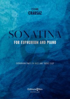 Crausaz Sonatina for Euphonium and Piano (Parts in Bass and Treble Clef)