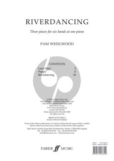 Wedgwood River Dancing for One Piano 6 Hands (Intermediate)