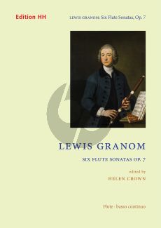 Granom 6 Sonatas Op. 7 for Flute and Bc (edited by Helen Crown)