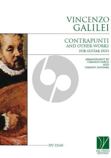 Galilei Contrapunti and other Works for Guitar Duo (edited by Carmelo Imbesi)