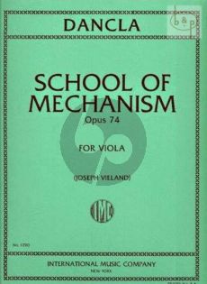 Dancla School of Mecanism Op.74 Viola (Vieland)