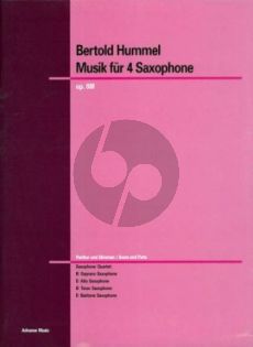 Hummel Musik für 4 Saxophone (SATB) (Part./Stimmen)