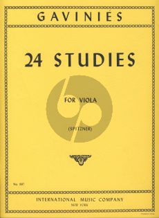 Gavinies 24 Studies Viola (Fritz Spitzner)