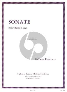 Denisov Sonate Bassoon solo