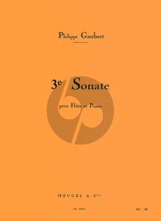 Gaubert Sonate No.3 Flute and Piano