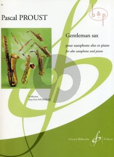 Gentleman Sax Saxophone Alto et Piano (easy level)