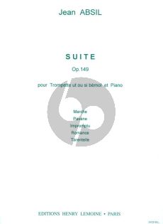 Absil Suite Op. 149 Trompette et Piano