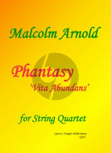 Arnold Phantasy 'Vita Abundans' String Quartet (Score/Parts)